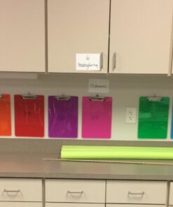 Trade Quest Plastic Clipboard Transparent Color Letter Size Low Profile Clip (Pack of 6) (Assorted) Assorted 31 61 RhSPDBL