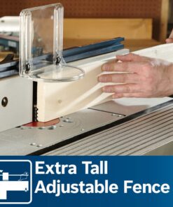 BOSCH RA1181 Benchtop Router Table 27 in. x 18 in. Aluminum Top with 2-1/2 in. Vacuum Hose Port 53 61 T Yw7wyL