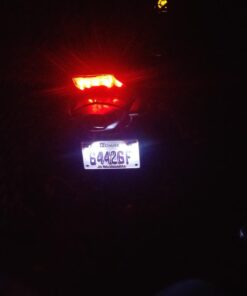 RUPSE 2pcs License Plate Light,12V Waterproof LED Bulb,License Tag Screw Bolt Lamp for Car Motorcycle Truck RV ATV Bike (White) White 48 61 T5QzEhBL