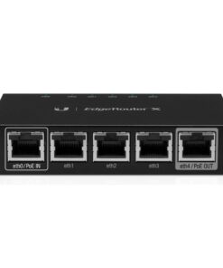 Ubiquiti EdgeRouter X Advanced Gigabit Ethernet Routers ER-X 256MB Storage 5 Gigabit RJ45 ports 24 61 UAeonVRL