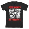 Five Nights at Freddy's Red Letters Boys Youth T-Shirt Licensed Small 6 61 YE3x8yXL