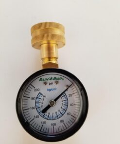 Rain Bird P2A Water Pressure Test Gauge, 3/4" Female Hose Thread, 0-200 psi 27 61 a51SnyaL