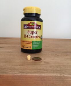 Nature Made Super B Complex with Vitamin C and Folic Acid, Dietary Supplement for Immune Support, 140 Tablets, 140 Day Supply 140 Count 42 61 aRXywkbL