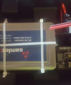 Camco Large Battery Box with Straps and Hardware - Group 27, 30, 31 |Safely Stores RV, Automotive, and Marine Batteries | Measures Inside 7-1/4" x 13-1/4" x 8-5/8" | (55373), Black Frustration Free Packaging 22 61 bqNgOeuL