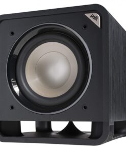 Polk Audio HTS 12 Powered Subwoofer with Power Port Technology | 12” Woofer, up to 400W Amp | For the Ultimate Home Theater Experience | Modern Sub that Fits in any Setting | Washed Black Walnut 26 61 cTWK2lwL