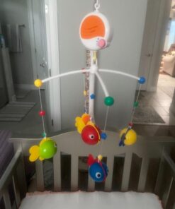 Fisca Baby Musical Crib Mobile, Infant Bed Decoration Toy Hanging Rotating Bell with Melodies Dual Purpose (Mobile & Bath Toy) 31 61 cc6QTyVL 2