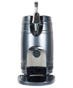 Koolatron KTB05BN 5L Mini Beer Cooler with Dual Taps for Gravity or Pressurized Top Dispensing Kegs, Includes 12V DC and 110V AC Adaptor, Black 17 61 dK2LRvVL