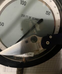 Spyderco Para Military 2 Signature Midnight Blue Knife with 3.42" CPM S110V Steel Blade and Durable G-10 Handle - PlainEdge - C81GPDBL2 44 61 jCZkoETL