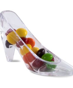 Super Z Outlet Plastic Mini Cinderella Princess Inspired Slipper High Heel Shoe Party Decoration for Weddings, Birthday Party, Table Serving, Candy & Other Event Favors (24 Pieces) 32 61 mnh8EvzL 1
