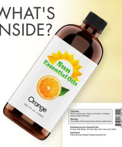 Alternative view of Sun Essential Oils 4oz - Orange (Sweet) Essential Oil - 4 Fluid Ounces 4 Fl Oz (Pack of 1)