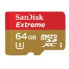 SanDisk Extreme 64GB microSDXC UHS-I Card with Adapter (SDSQXNE-064G-GN6MA) 13 61 nyGHPt1L