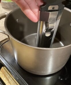 Candy Thermometer Deep Fry/Jam/Sugar/Syrup/Jelly Thermometer with Hanging Hook Cooking Thermometer Food Thermometer Quick Reference Temperature & Pot Clip Silver 30 61 pD3XqZGL