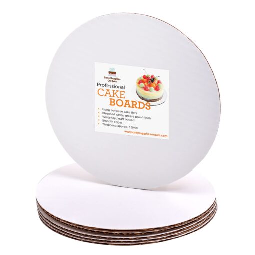 Southern Champion Tray Cake Board Circle 8", Count of 25