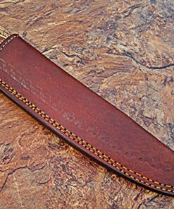 CF-32 Custom Handmade Damascus Steel Chef Knife - Beautiful Olive Wood Handle with Damascus Steel Bolster 9 61 x1b6YXsL