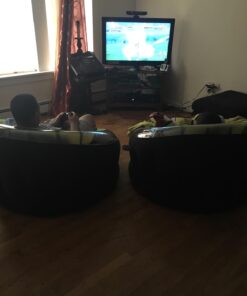 INTEX 68581EP Inflatable Empire Chair: Durable Outdoor Use – 2-PLY Laminate – Velvety Surface – Flocked Construction – Green 37 61 yDLDVi9L