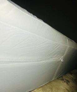 Linenspa Zippered Mattress Encasement - Waterproof & Bed Bug Proof - Premium Noiseless & Absorbent Cover – Queen, White 12" Depth 46 61 yLmc5PoL