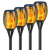 Aityvert Solar Lights, 43" Flickering Flames Torch Lights Outdoor Waterproof Landscape Decoration Lighting Dusk to Dawn Auto On/Off Security Flame Lights for Yard Garden Pathway Driveway 4-Pack 4 Pack 16 610 f4VDqL