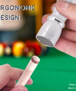 Hilitchi Multifunction Bowtie Snooker Billiard Pool Cue Tip Stick Shaper Repair Tools, 3 in 1 Tool - Shaper, Scuffer, Aerator 11 61008bkU8L