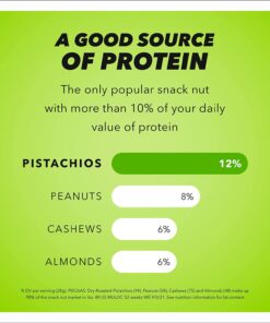 Wonderful Pistachios In Shell, Roasted and Salted Nuts - 32 Ounce Bag, Healthy Snack, Protein Snack, Pantry Staple Roasted & Salted 32 Ounce (Pack of 1) 28 6103hAaATPL