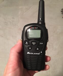 Midland - LXT500VP3, 22 Channel FRS Walkie Talkies with Channel Scan - Extended Range Two Way Radios, Silent Operation, Batteries Included (Pair Pack) (Black) Pair Pack - Black 36 6104DJf5nYL