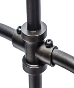 Globe Electric 64845 Nate 3-Light Pendant, Oil Rubbed Bronze, Clear Glass Shades, Bulb Not Included Without Bulb Oil Rubbed Bronze (3-Light) 32 6104FeZocDL