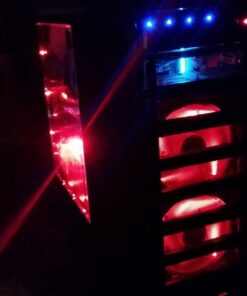 NZXT CB-LED20-RD 2-Metres Light Sensitivity Sleeved LED Kit (Red) Red 48 6106e4cU8FL