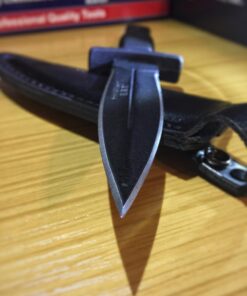 Smith & Wesson SWHRT9B 9in High Carbon S.S. Fixed Blade Knife with 4.7in Dual Edge Blade and TPE Handle for Outdoor, Tactical, Survival and EDC Standard Packaging 60 6106h NhSmL