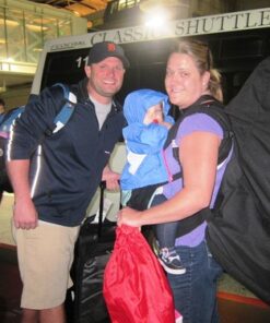 J.L. Childress Ultimate Padded Backpack Car Seat Travel Bag - Thick Padding, Heavy Duty Backpack - Gate Check Bag Fits All Car Seats & Boosters - Black 33 6107tlaYL 3