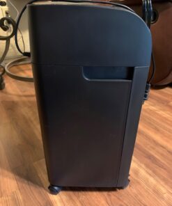 Suntiko Paper Shredder, 18-Sheet Cross Cut Level P-4, Shred Paper/Credit Card/CD, with Large Pull Out Bin,Insert Auto Jam Proof System Shredder for Home&Office 70 6108 8vUPeL