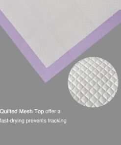 Petphabet 100 Pack Dog Pee Pads 23 by 24 Inches,Lavender Scented Dog Training Pads with Attractant 23 X 24 in 17 6108qdpLV0L