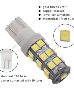 GRV T10 921 194 25-2835 SMD Wedge LED Bulb Super Bright RV Camper Cabinet Dome Light DC12V Cool White Pack of 6(2.0Generation) Pack of 6 (2.0 Generation) 9 610Ai9bv1ZL