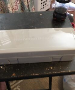 Hamilton Beach Electric Knife Set for Carving Meats, Poultry, Bread, Crafting Foam & More, Reciprocating Serrated Stainless Steel Blades, Ergonomic Design Storage Case + Fork Included, 5 Foot Cord New for 2023 29 610CLhvsHL 1