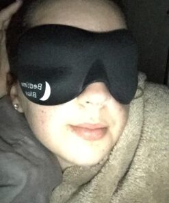 Sleep Mask | Eye Mask for Sleeping Men/Women Better Than Silk Our Luxury Blackout Contoured Eye Masks are Comfortable - This Sleeping mask Set Includes Carry Pouch and Ear Plugs (No Scent) No Scent 40 610CxLFCw2L