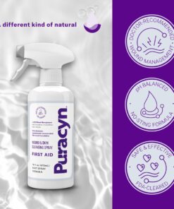 Puracyn First Aid Wound and Skin Repair - Wound Care Spray for Cuts, Scrapes, Minor Sores, Minor Burns, and Other Skin Irritations. 16 Ounces 16 Fl Oz (Pack of 1) 8 610FxxivXBL