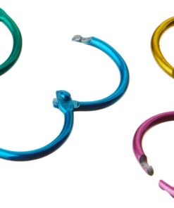 The Classics 1-Inch Diameter 50 Count Book Rings in Assorted Bright Colors (TPG-189) 8 610G lS3PHL