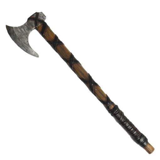 LarpGears Halloween Realistic Foam Viking Fake Axe Toy Great for LARP 25'' Length