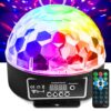 NuLights LED Disco Ball - DMX & Sound Controlled RGB DJ Party Light