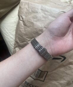 Casio Ladies Mid-Size Silver Tone Digital Retro Watch LA-680WA-7DF 26 610QBqtAEtL