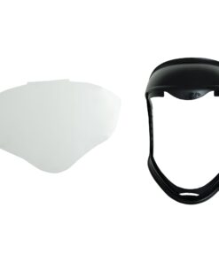 UVEX by Honeywell Bionic Face Shield with Clear Polycarbonate Visor (S8500) 49 610QDUfqB5L