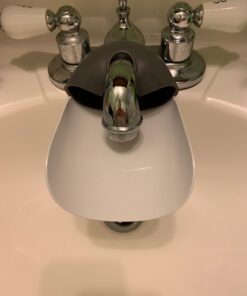 Prince Lionheart Fun and Safe Hand-Washing Solution | Faucet Extender for Babies and Toddlers | Fits Standard and Gooseneck Faucets | Galactic Grey 1 Pack 47 610QUONsq L