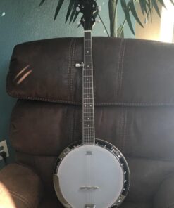 Jameson Guitars 5-String Banjo 24 Bracket with Closed Solid Back and Geared 5th Tuner Banjo only 36 610SfGXHCtL