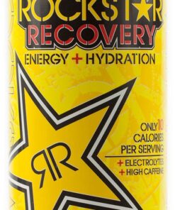 Rockstar Energy, Recovery, Diet Lemonade, 16 Fl Oz, 16 Cans.