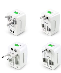Insten Universal Worldwide Travel Adapter for 150+ Countries, International Power Charger, European Adapter, Wall Charger Power Plug for USA EU UK AUS Compatible w/ iPhone, iPad, Samsung Galaxy & More 10 610Vs6Z1jxL