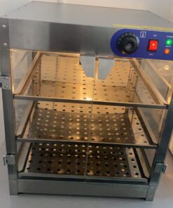 WeChef 3-Tier Commercial Food Warmer Display Pizza Warmer Countertop Pastry Warmer for Restaurant Cafe Buffet 20x20x24 20" Length - 3 Tier 22 610XttEGChL