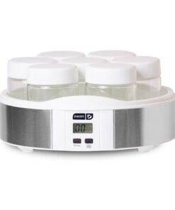 Dash DSY007CM Yogurt Maker Machine With Steel Base Digital Display Auto Timer, Stainless 18 610bxZ9wo1L
