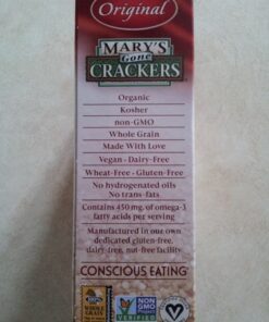 Mary's Gone Crackers, Original, 6.5 Ounce (Pack of 12) 6.5 Ounce (Pack of 12) 13 610hPNTvazL