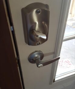 Schlage BE365 V CAM 619 Camelot Keypad Deadbolt, Electronic Keyless Entry Lock, Satin Nickel 29 610iPd1ZoL