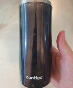Contigo West Loop Stainless Steel Vacuum-Insulated Travel Mug with Spill-Proof Lid, Keeps Drinks Hot up to 5 Hours and Cold up to 12 Hours, 16oz Black 45 610jTLjUFGL