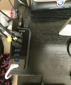 Anker 7-Port USB 3.0 Data Hub with 36W Power Adapter and BC 1.2 Charging Port for iPhone 7/6s Plus, iPad Air 2, Galaxy S Series, Note Series, Mac, PC, USB Flash Drives and More 50 610kYoJYQoL