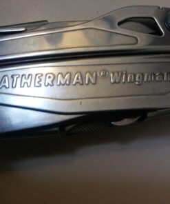 LEATHERMAN, Wingman Multitool with Spring-Action Pliers and Scissors, Stainless Steel with Nylon Sheath 74 610l7O9aL